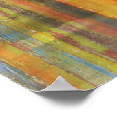 Square Modern Art Earth Colors Poster (Hoek)