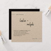 Square Modern Invitation