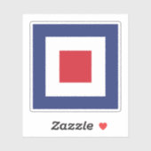 Square-modus Sticker (Vel)