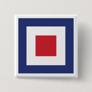 Square-modus Vierkante Button 5,1 Cm