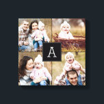 Square Monogram Aangepast fotocanvas Canvas Afdruk<br><div class="desc">Upload je foto naar creëer een one-of-a-kind cadeau voor jezelf of iemand anders! Bekijk onze volledige collecties op berryberrysweet.com. De kleuren van de douane zijn ook beschikbaar op verzoek. Ontwerp © berryberrysweet.com</div>