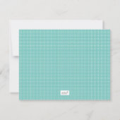 Square Monogram Notitiekaartje (Achterkant)