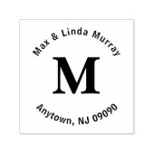 Square Monogram Stempel met Bovenste en onderste l (Design)