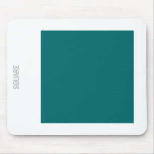 Square - Moss Green en White Muismat