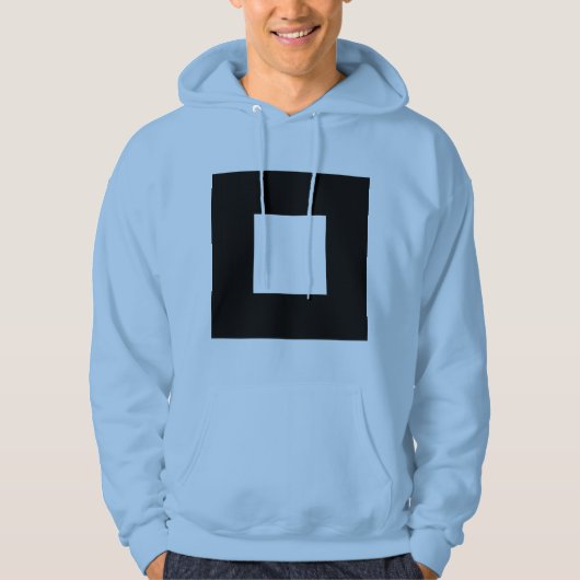 Square Motif Hoodie (Voorkant)