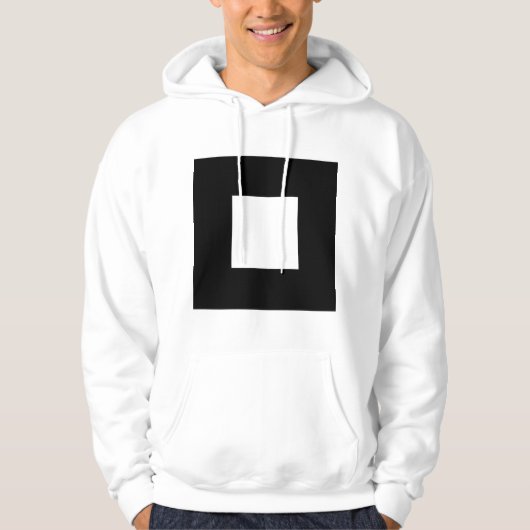 Square Motif Hoodie (Voorkant)