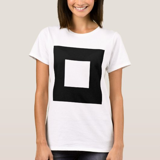 Square Motif T-shirt (Voorkant)