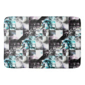 Square mozaïek van romige texturen in zilver tot c badmat (Voorkant)