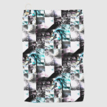 Square mozaïek van romige texturen in zilver tot c