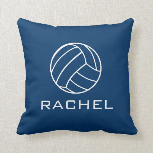 Square Navy Blue Volleyball Pillow Kussen