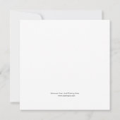 Square Note Card Bedankkaart (Achterkant)