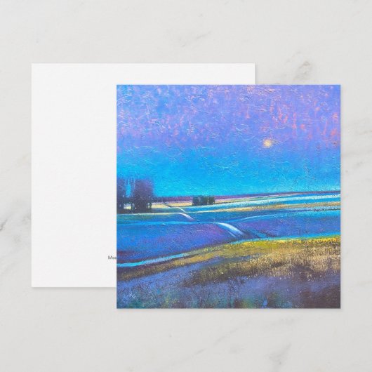 Square Note Card Bedankkaart (Voorkant / Achterkant)