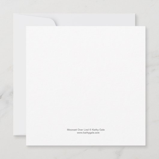 Square Note Card Bedankkaart (Achterkant)