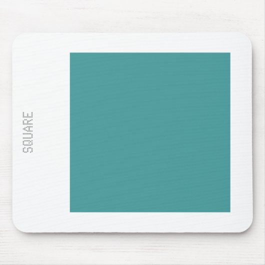 Square - Ocean Green en White Muismat (Voorkant)