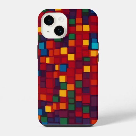 Square of Cube iPhone 14 Hoesje (Achterkant)