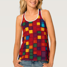 Square of Cube Vrouwen Tanktop