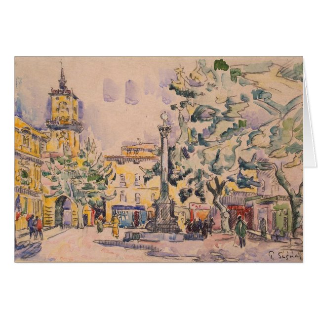 Square of the Hotel de Ville in Aix-en-Provence (Voorkant Horizontaal)