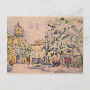 Square of the Hotel de Ville in Aix-en-Provence Briefkaart