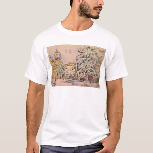 Square of the Hotel de Ville in Aix-en-Provence T-shirt (Voorkant)