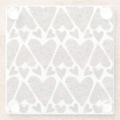 Square Onderzetter Hearts Galore (Achterkant)