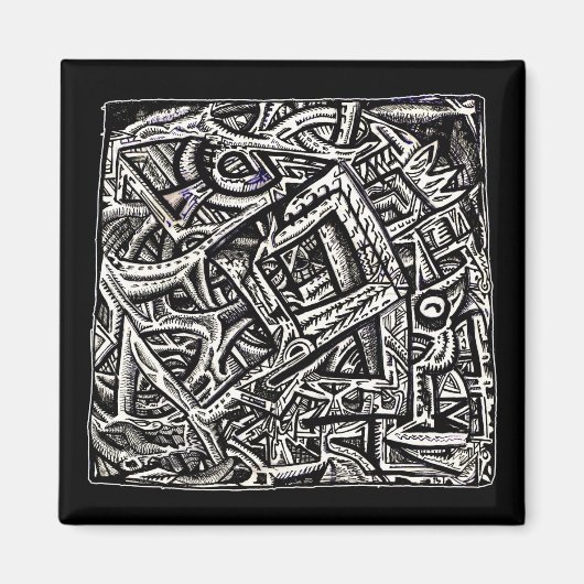 Square One, door Brian Benson Magneet (Voorkant)