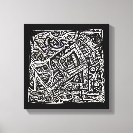 Square One, van Brian Benson Canvas Afdruk (Voorkant)