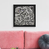 Square One, van Brian Benson Canvas Afdruk (Insitu (Woonkamer))