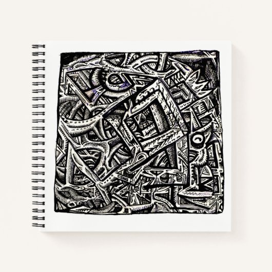 Square One, van Brian Benson, inkttekening Notitieboek (Voorkant)