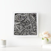 Square One, van Brian Benson Vierkante Klok (Huis)