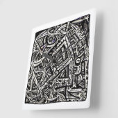 Square One, van Brian Benson Vierkante Klok (Hoek)