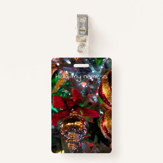 Square ornamenten badge (Voorkant met clip)