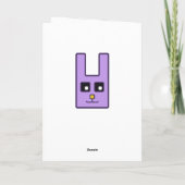 Square paashkaart feestdagen kaart (Achterkant)