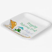 Square Paper Bord Frogging Delicious Portugees (Gebogen)