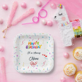 Square Paper Bord – ideaal voor verjaardagsfeestje (Feest)