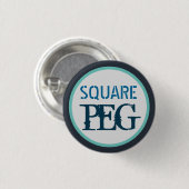 Square Peg Ronde Button 3,2 Cm (Voorkant /achterkant)