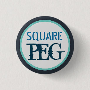 Square Peg Ronde Button 3,2 Cm