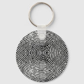 Square People Fingerprints Sleutelhanger (Voorkant)