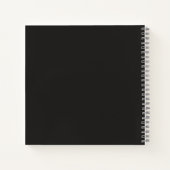 Square Personalized Rhythmic Gymnastics Notebook Notitieboek (Achterkant)