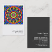 Square Photo 0108 - Kaleidoscopic Design Visitekaartje (Voorkant / Achterkant)