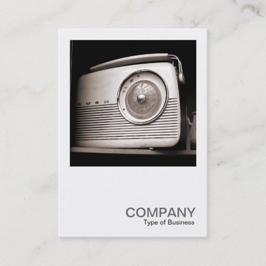 Square Photo 0118 - Old Radio Visitekaartje (Voorkant)