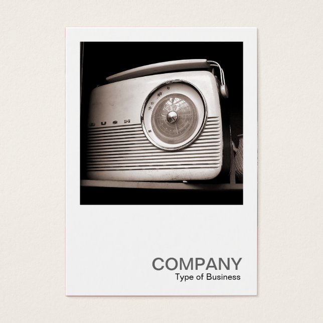 Square Photo 0118 - Old Radio Visitekaartjes (Voorkant)