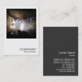 Square Photo 0135 - Concert Visitekaartje (Voorkant / Achterkant)