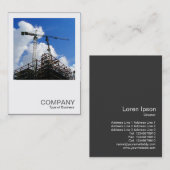 Square Photo 0179 - Tower Cranes Visitekaartje (Voorkant / Achterkant)