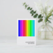 Square Photo 0184 - Color Bars 03 Visitekaartje (Staand voorkant)