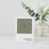 Square Photo 0194 - Op Art Visitekaartje (Staand voorkant)