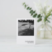 Square Photo 022 - Shadows Visitekaartje (Staand voorkant)