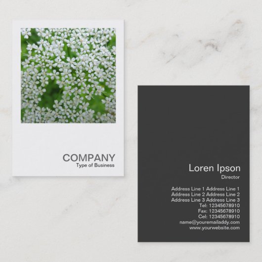 Square Photo 0232 - Koe Parsley Visitekaartje (Voorkant / Achterkant)