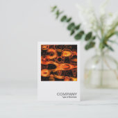 Square Photo 0281 - Fractal Flame Waves Visitekaartje (Staand voorkant)