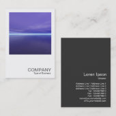 Square Photo 0298 - Paarse Dawn Visitekaartje (Voorkant / Achterkant)