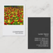 Square Photo 0317 - Zee van Tulpen Visitekaartje (Voorkant / Achterkant)